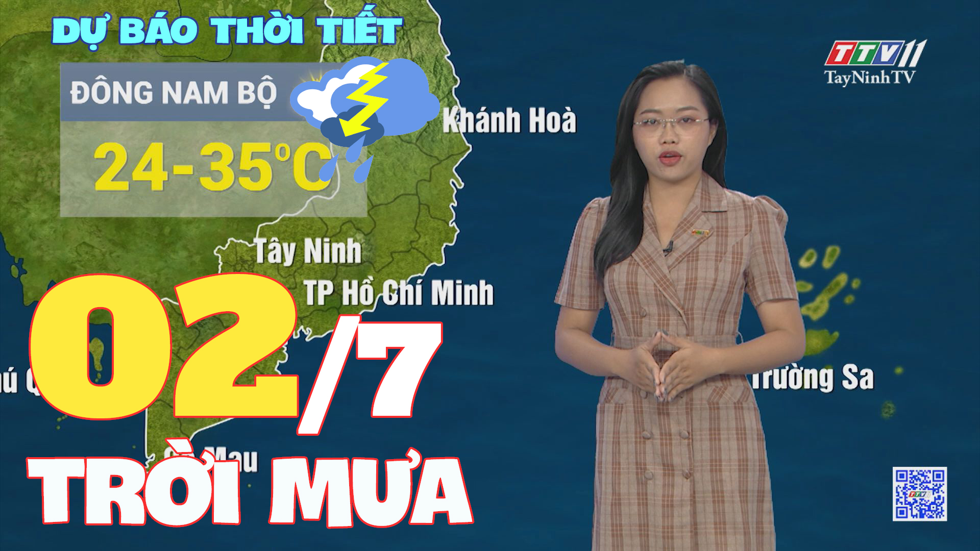 Bản tin thời tiết 02-7-2024 | TayNinhTVENT